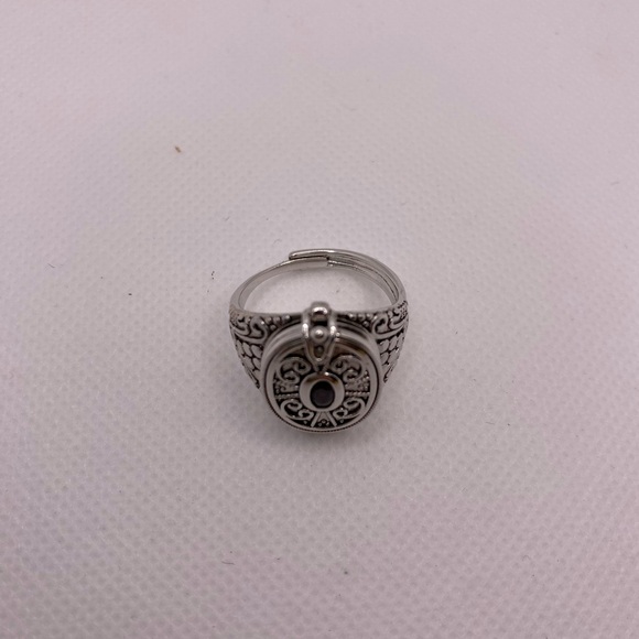 Poison Ring Locket 925 Sterling Silver - Picture 4 of 6